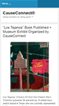 Mobile Screenshot of causeconnect.net