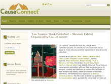 Tablet Screenshot of causeconnect.net